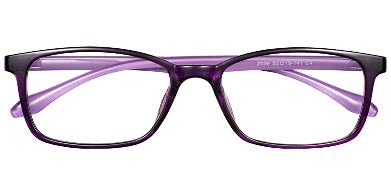 Rectangle Frame translucent-purple