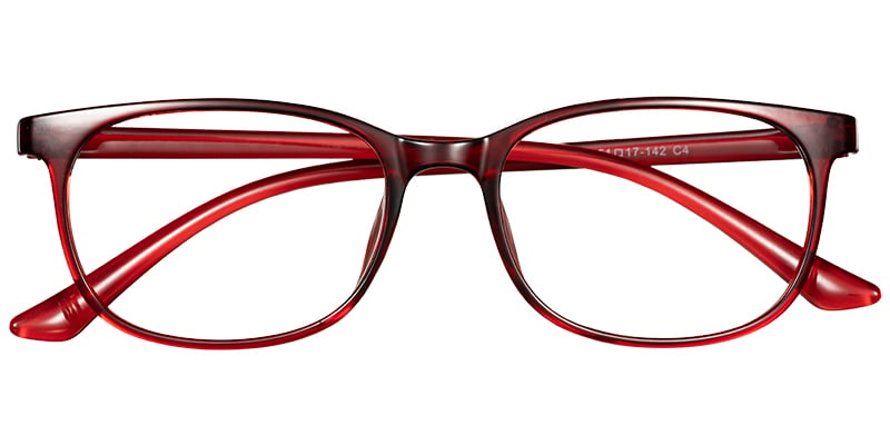 Rectangle Frame translucent-red