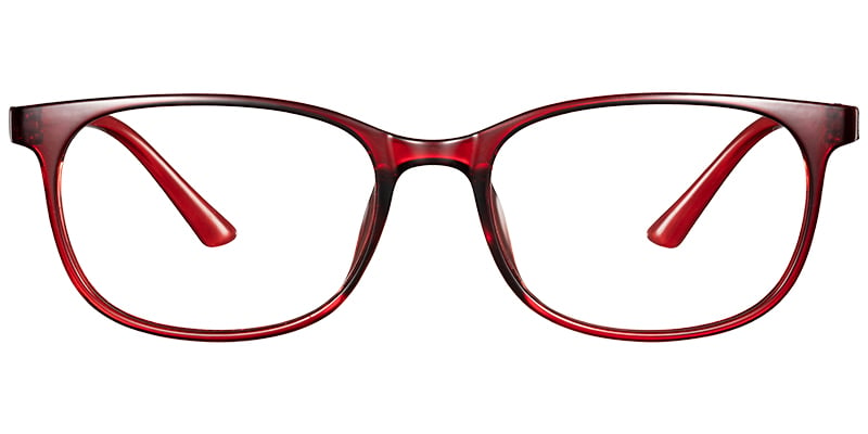 Rectangle Frame translucent-red