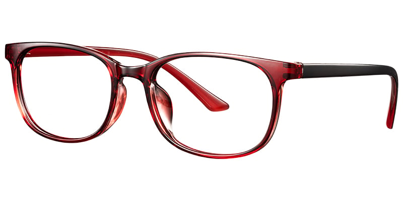 Rectangle Frame translucent-red