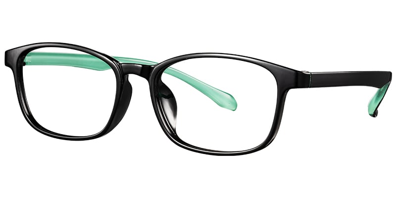 Rectangle Frame black-green