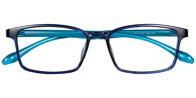 Rectangle Frame translucent-blue