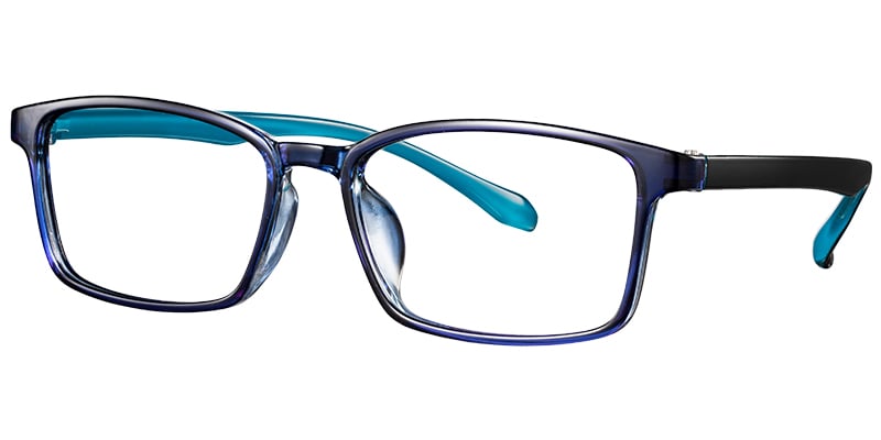 Rectangle Frame translucent-blue