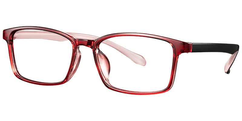 Rectangle Frame translucent-red