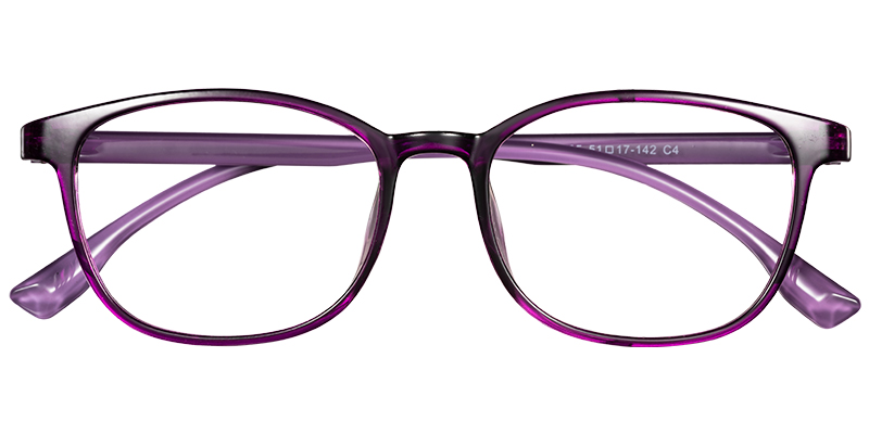 Rectangle Frame translucent-purple