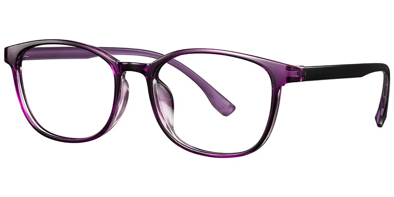 Rectangle Frame translucent-purple