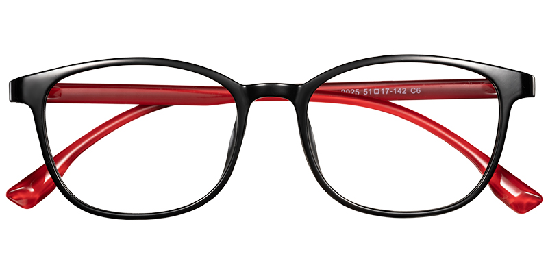 Rectangle Frame black-red