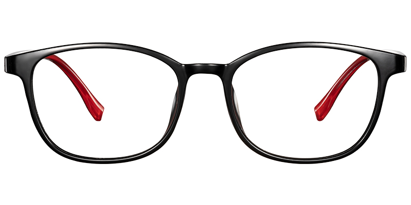 Rectangle Frame black-red