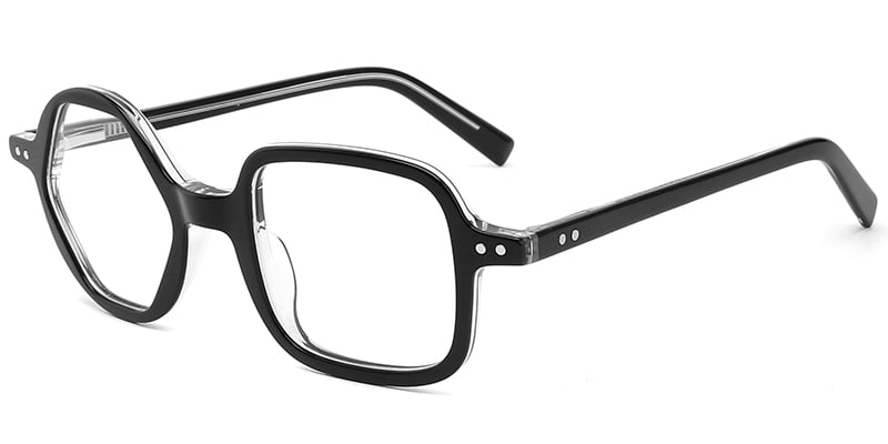 Acetate Geometric Frame black