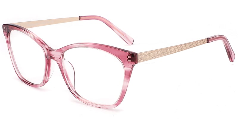 Rectangle Frame pattern-pink