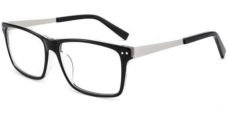 Rectangle Frame black-silver