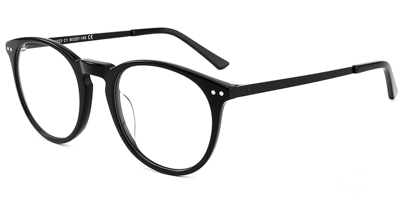 Acetate Oval Frame black