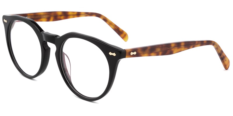 Acetate Oval Frame black