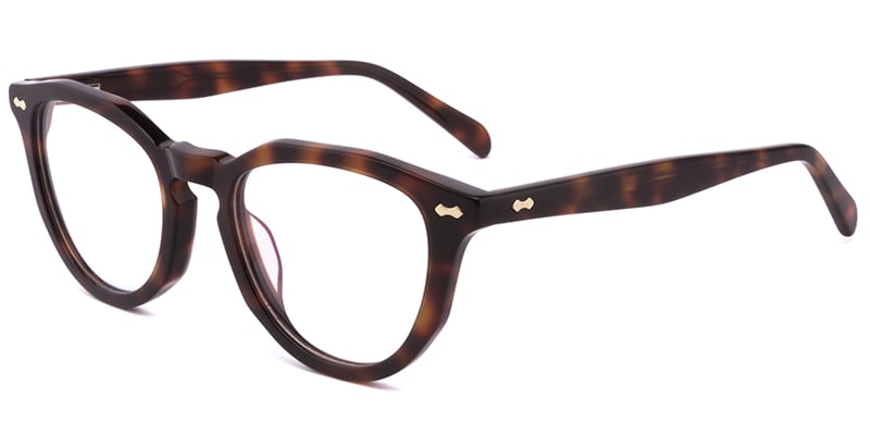 Acetate Square Frame tortoiseshell