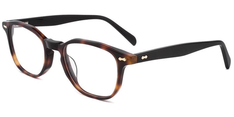 Acetate Rectangle Frame tortoiseshell