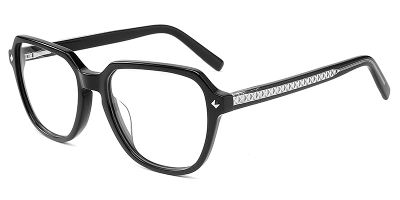 Acetate Square Frame black