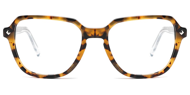 Acetate Square Frame tortoiseshell