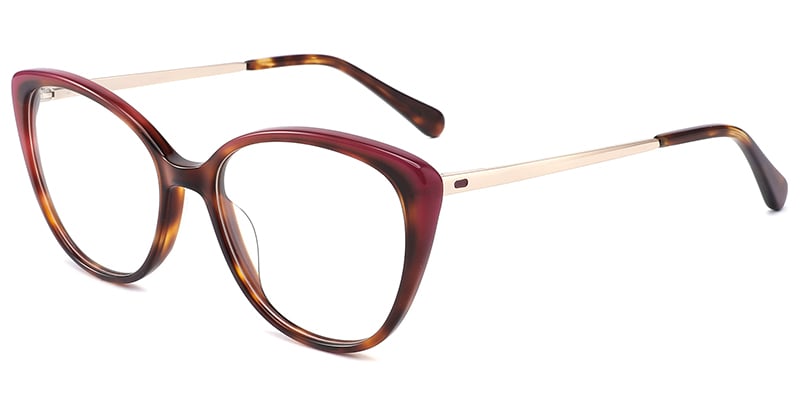 Acetate Cat Eye Frame tortoiseshell