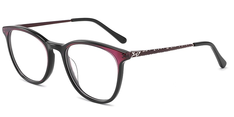 Acetate Square Frame black