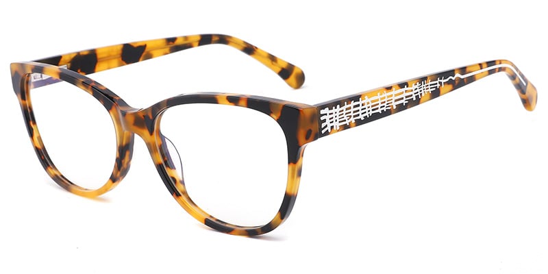 Acetate Rectangle Frame tortoiseshell