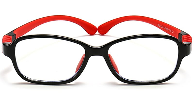 Kids TR Rectangle Frame black-red