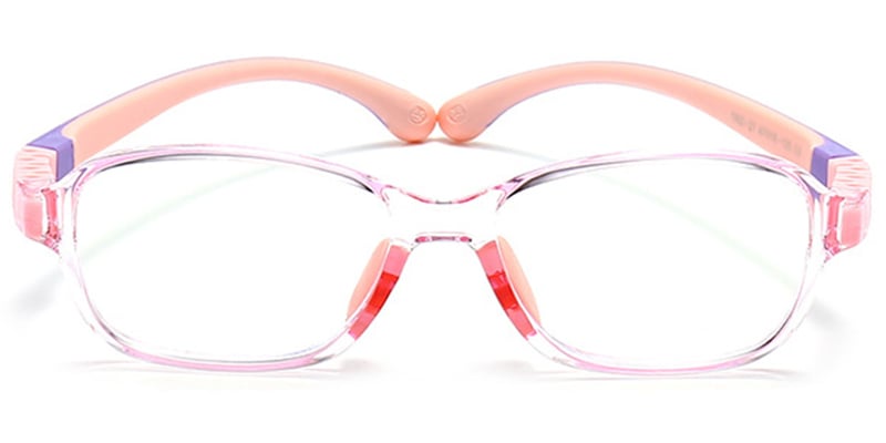 Kids TR Rectangle Frame translucent-pink