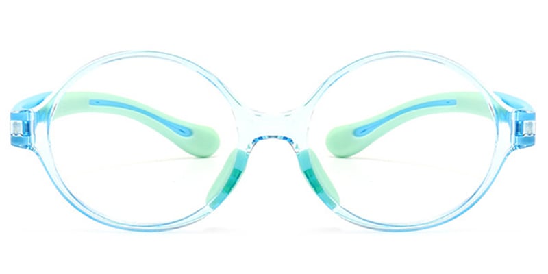 Kids TR Round Frame translucent-blue