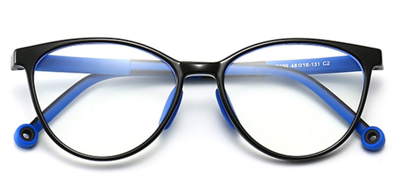 Kids TR Oval Frame black-blue