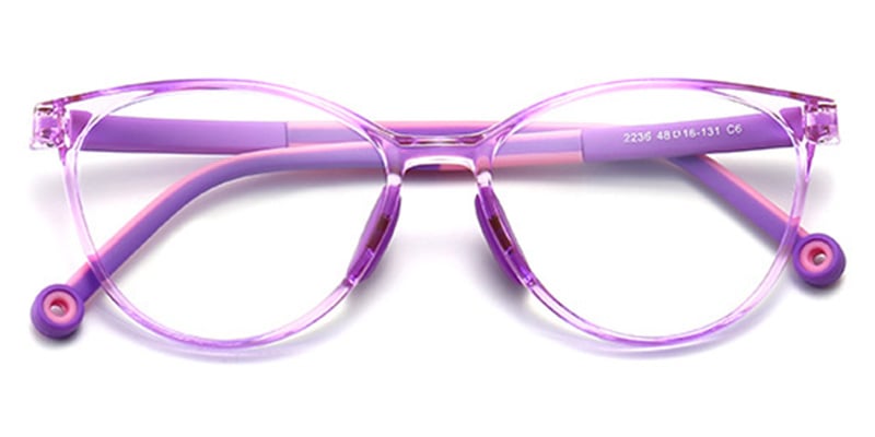 Kids TR Oval Frame translucent-purple