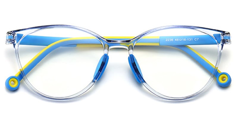 Kids TR Oval Frame translucent-blue