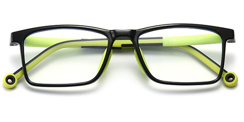 Kids TR Rectangle Frame black-green