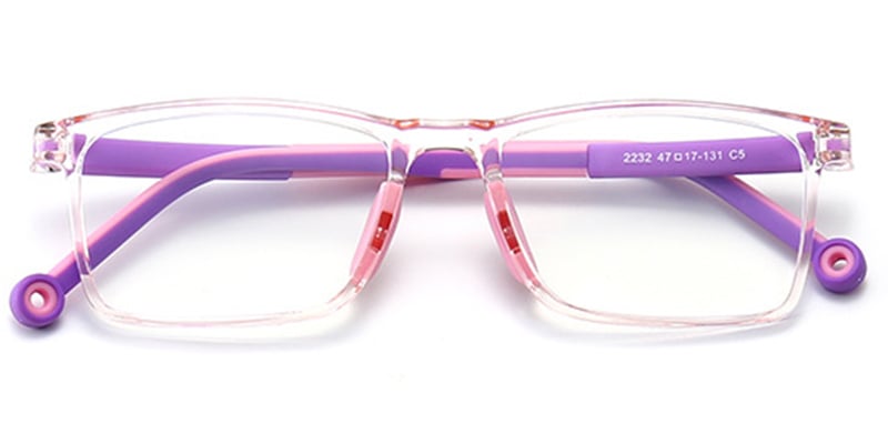 Kids TR Rectangle Frame translucent-pink