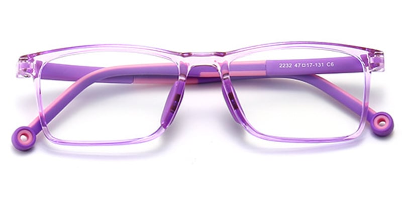 Kids TR Rectangle Frame translucent-purple