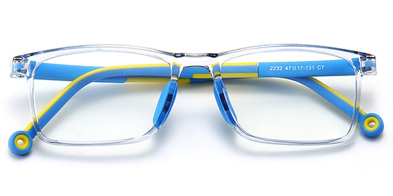 Kids TR Rectangle Frame translucent-blue