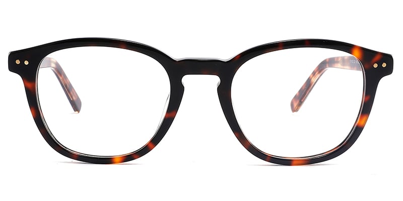 Acetate Square Frame tortoiseshell