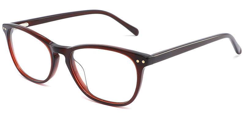 Acetate Rectangle Frame brown