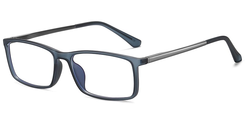 Cat Eye Frame translucent-blue