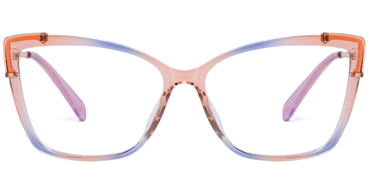 Cat Eye Frame gradient_coffee