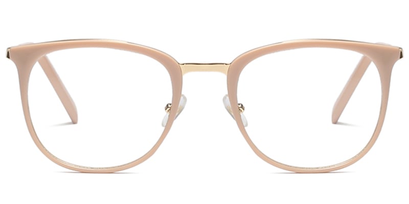 Oval Frame translucent-pink