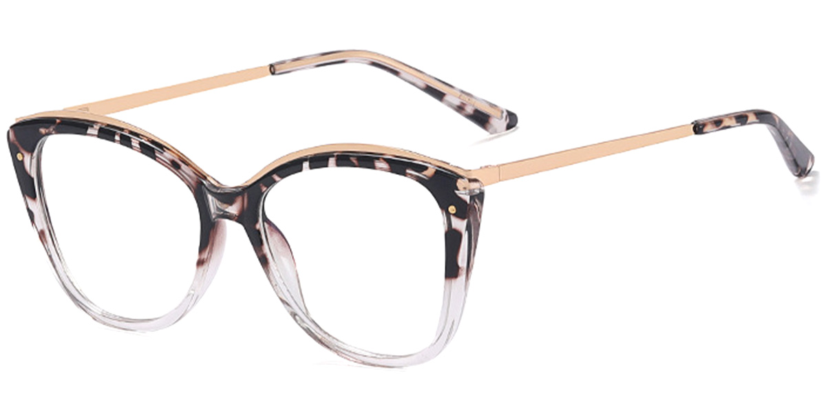 Oval Frame pattern-black