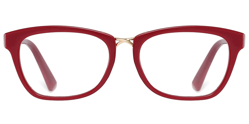 Oval Frame red