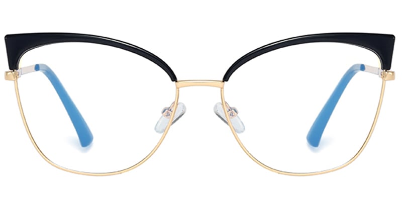 Cat Eye Frame bright_black