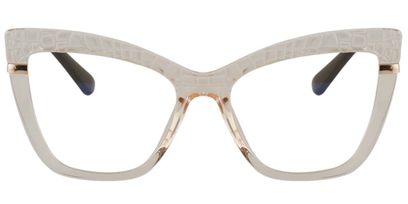 Cat Eye Frame translucent-yellow