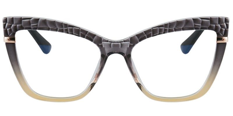 Cat Eye Frame translucent-grey