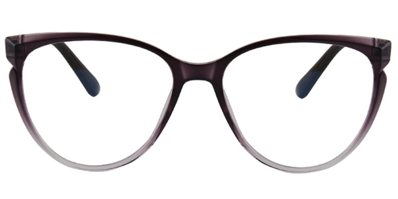 Cat Eye Frame translucent-purple