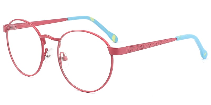 Kids Round Frame red