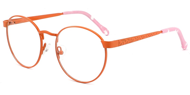 Kids Round Frame orange