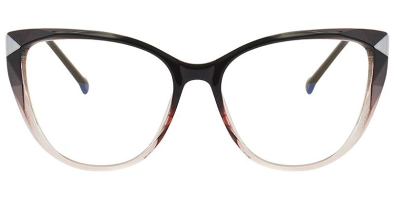 Cat Eye Frame translucent-black