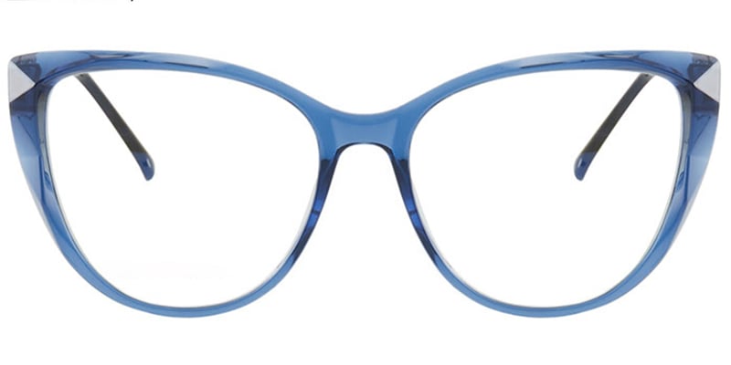 Cat Eye Frame blue