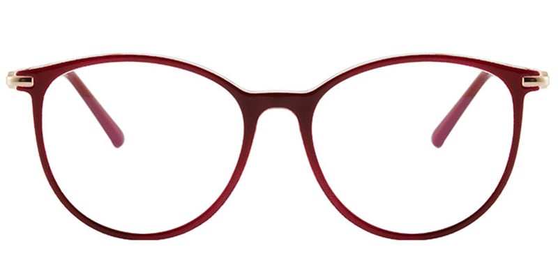 Oval Frame red